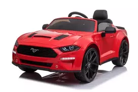 drift automobiliai - Lean Cars Elektromobilis vaikams Ford Mustang GT SX2038, raudonas (Red) - 2 nuotrauka