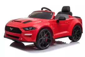 drift automobiliai - Lean Cars Elektromobilis vaikams Ford Mustang GT SX2038, raudonas (Red) - 4 nuotrauka