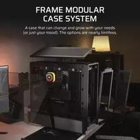 midi - Corsair FRAME 4000D Midi Tower Black (Juodas) - 2 nuotrauka