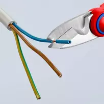 reples knipex elektrikui - Elektrotechniko žirklės KNIPEX 0510SB - 5 nuotrauka