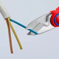 reples knipex elektrikui - Elektrotechniko žirklės KNIPEX 0510SB - 6 nuotrauka