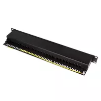 rj45 jungtis - LOGILINK NP0061 LOGILINK-  Patch Panel 1 - 4 nuotrauka