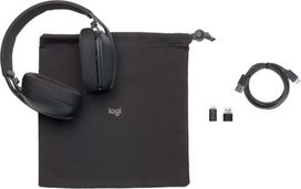 logitech ausines - Logitech Zone Vibe Wireless Graphite (Pilkos) - 3 nuotrauka