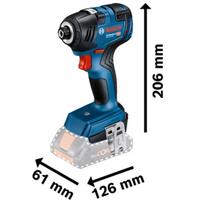 akumuliatorinis suktuvas - Bosch GDR 18V-200. Solo. Carton - 5 nuotrauka