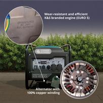 inverterinis generatorius - KÖNNER & SÖHNEN KS 4500i, 4,2 kW 230V - 9 nuotrauka