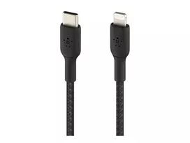 charging usb c 2m - Belkin Boost Charge Braided USB-C to Lightning Cable 2m Black - 5 nuotrauka