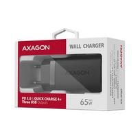 usb c 65w gan - AXAGON GaN wallcharger 3x port (USB-A   2x USB-C), 65W | ACU-DPQ65 - 10 nuotrauka