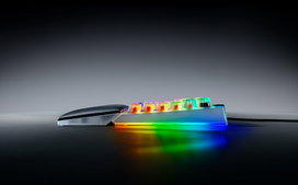 keyboard 75 - Razer BlackWidow V4 75% Phantom White Edition (Balta) - 2 nuotrauka