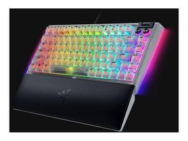 keyboard 75 - Razer BlackWidow V4 75% Phantom White Edition (Balta) - 5 nuotrauka