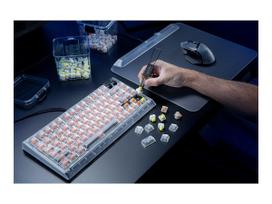 keyboard 75 - Razer BlackWidow V4 75% Phantom White Edition (Balta) - 8 nuotrauka