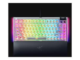keyboard 75 - Razer BlackWidow V4 75% Phantom White Edition (Balta) - 11 nuotrauka