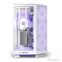 nzxt korpusas - NZXT H6 FLOW RGB baltas - 3 nuotrauka
