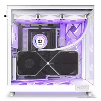nzxt korpusas - NZXT H6 FLOW RGB baltas - 8 nuotrauka