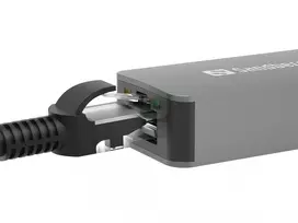 usb a ethernet rj45 - Sandberg 136-68 USB-C/A 2.5 GbE RJ45 Adapteris Juodas (Black) - 4 nuotrauka