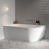 vonia - Vonia Ravak Freedom Corner L, 170x80 cm, kampinė, balta (White) - 2 nuotrauka