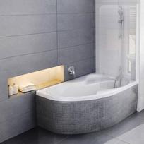 vonia 105 - Vonia Ravak, 105 cm x 45 cm, kampinė, balta sp. - 5 nuotrauka