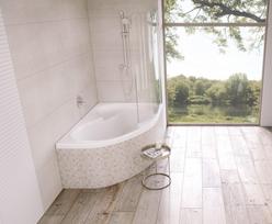 vonia 105 - Vonia Ravak Rosa II, 160x105 cm, balta (White), dešininė - 4 nuotrauka