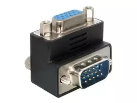vga kabelis - Delock Adapter VGA / VGA Black - 2 nuotrauka