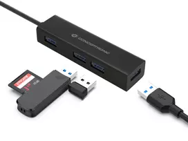 usb c 3 2 gen 2 kabelis - HUB USB Conceptronic CONCEPTRONIC USB-Hub 4-Port 3.1/C->4x3.0 o.įkroviklis sw - 2 nuotrauka