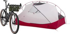 tentas palapine - MSR Hubba Hubba Bikepack 2 asmenų trekingo palapinė, Žalia (Green), Raudona (Red), Balta (White) - 5 nuotrauka