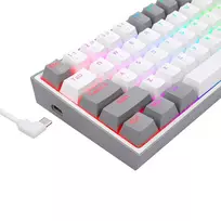 k61 klaviatura -  Redragon K617 Fizz Raudona switch (K617-RGB) - 5 nuotrauka
