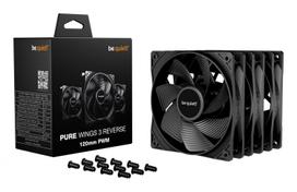 120mm fan - Be Quiet! Pure Wings 3 Reverse PWM 120mm Juodas (Black) 3-Pack - 3 nuotrauka