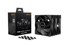 120mm fan - Be Quiet! Pure Wings 3 Reverse PWM 120mm Juodas (Black) 3-Pack - 5 nuotrauka