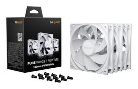 pure wings 3 120mm pwm - be quiet! Pure Wings 3 Reverse 120mm PWM White 3-Pack - 3 nuotrauka