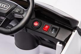 audi - Hatis Vaikiškas elektromobilis Audi SQ8, baltas (White) - 5 nuotrauka