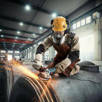 bosch kampinis slifuoklis - Kampinis šlifuoklis Bosch GWS 12-125 S Professional; 1200 W - 4 nuotrauka