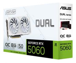 oc 4 - ASUS GeForce RTX 5060 Dual White OC 8GB GDDR7 - 2 nuotrauka