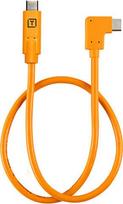 kabeliai kameroms - Tether Tools cable USB-C - USB-C TetherPro Right Angle 50cm | CUCRTC1-ORG - 4 nuotrauka