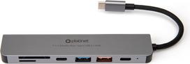 usb 100w laidas - Platinet 7in1 USB-C adapteris (45985) Juodas (Black) - 4 nuotrauka