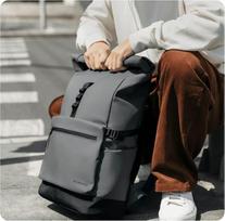 vandeniui atsparus krepsys - Xiaomi Roll Top Casual Backpack - 2 nuotrauka