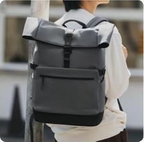 vandeniui atsparus krepsys - Xiaomi Roll Top Casual Backpack - 3 nuotrauka