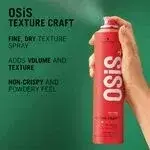 plauku lakas - Schwarzkopf Professional Osis+ Texture Craft purškiklis plaukų tekstūrai išryškinti - 300 ml. - 2 nuotrauka