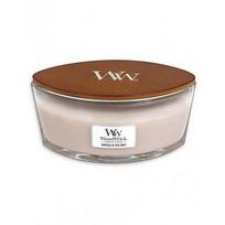 sea salt - Aromatinė žvakė WoodWick Sea Salt & Vanilla Scented Candle 453 g - 4 nuotrauka