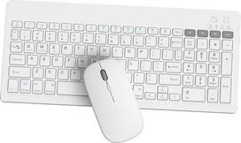 balta klaviatura belaide - Omega OKM2658W Belaidė Klaviatūra ir Pelė Balta (White) - 2 nuotrauka