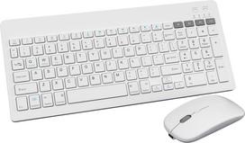 balta klaviatura belaide - Omega OKM2658W Belaidė Klaviatūra ir Pelė Balta (White) - 3 nuotrauka