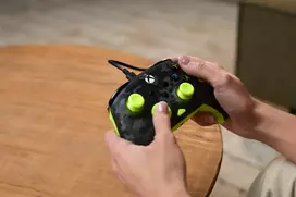 pultelis xbox - Turtle Beach Rematch Core Xbox Ghost Camo Juodas/Geltonas (Black/Yellow) - 2 nuotrauka
