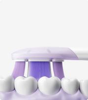 elektrinis dantu sepetelis - Xiaomi Oscillation Electric Toothbrush Replacement Heads (Soft), 3 vnt. - 3 nuotrauka
