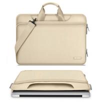 laptop dekl - Tech-Protect Pocket 13-14 Laptop Bag - Beige - 5 nuotrauka