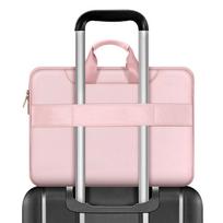 krepsys nesiojamam kompiuteriui 16 - Tech-Protect Pocket 15-16 Laptop Bag - Pink - 6 nuotrauka