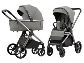 omega vezimeliai - Carrello Omega 2in1 Superb Pilkas (Superb Grey) - 5 nuotrauka