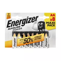 elementai aa - Energizer battery Alkaline Power AA CHP8 | 7638900410686 - 3 nuotrauka