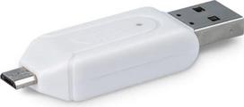 microtas - MicroSD ir SD kortelių skaitytuvas Forever per microUSB/USB - 3 nuotrauka
