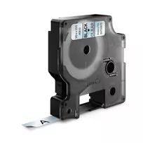 etikeciu printer - Dymo label printer tape D1 9mmx7m, black/clear | S0720670 - 9 nuotrauka