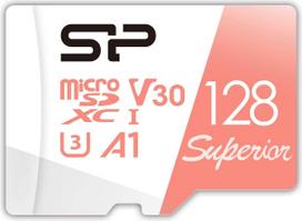 atminties kortele v30 u3 - Silicon Power Superior 128GB microSDXC UHS-I Class 10 V30 - 2 nuotrauka