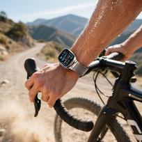 watch 10 - Tech-Protect Milano Vanguard apyrankė Apple Watch 8/9/10/11/SE/Ultra 44/45/46/49mm, titanas (Titanium) - 5 nuotrauka