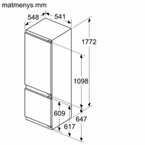saldytuvas bosch imontuojamas - Bosch KIV87VFE0 - 7 nuotrauka